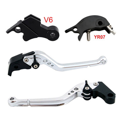 Leva frizione freno lunga adatta per YAMAHA XSR900 XSR900GP MT-09 MT-09SP 2024-2025