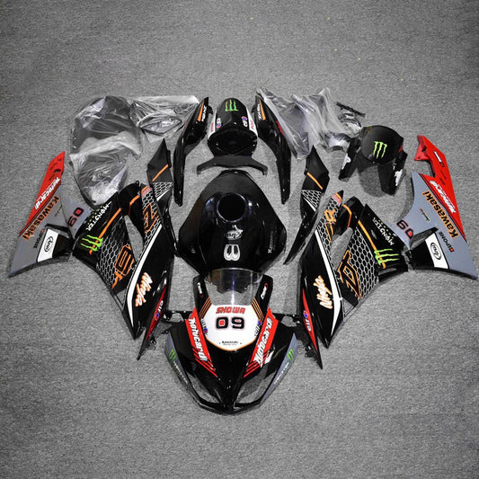 Kit carenatura iniezione in plastica ABS adatto per Kawasaki ZX6R 636 2009-2012