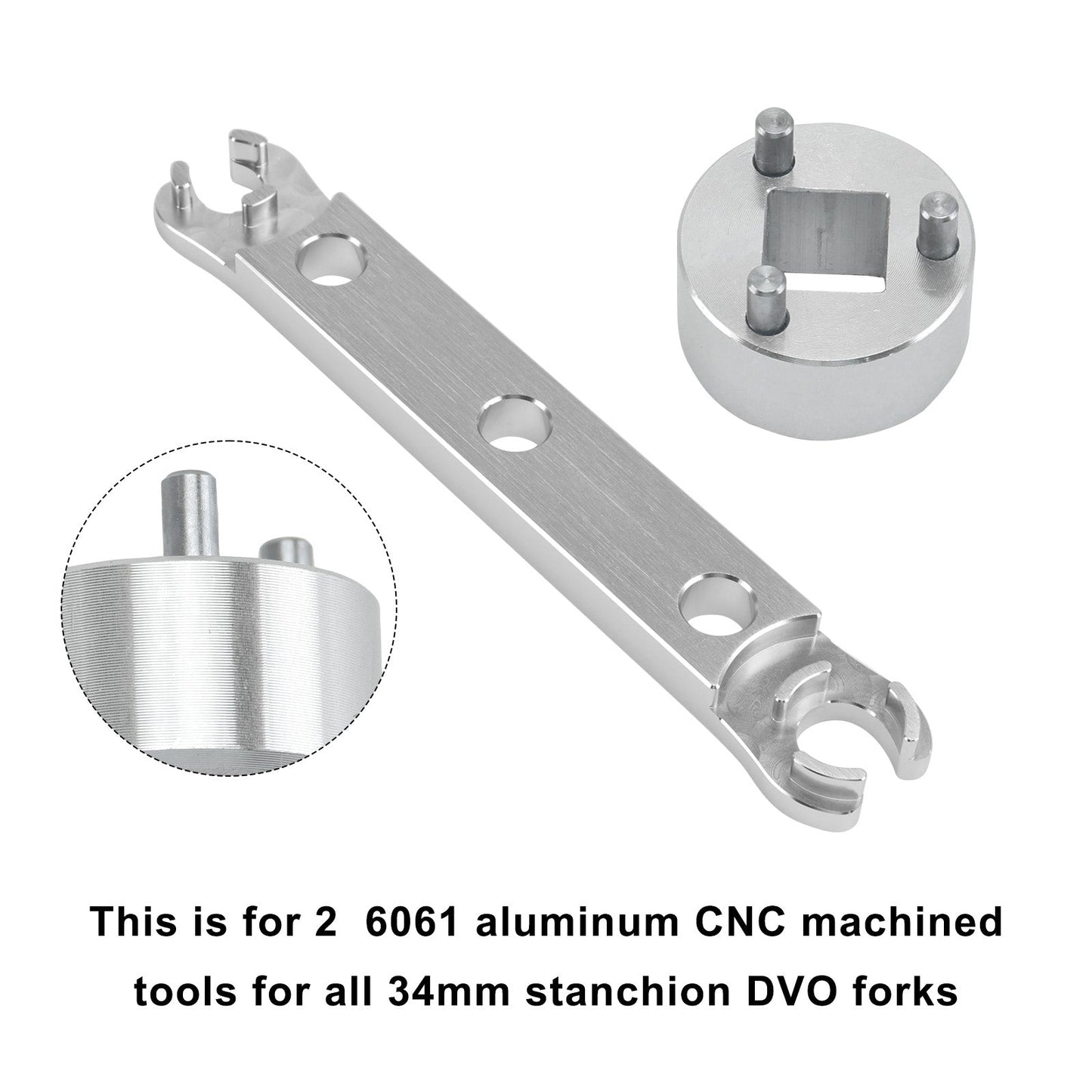 Chiave per la rimozione del tappo inferiore. Strumento per la ricostruzione della forcella Saphire/Onyx/Diamond/DVO