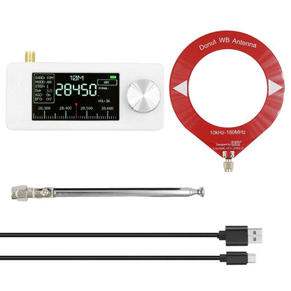 Ricevitore radio portatile SI4732 0,5-108 MHz LSB AM FM Mini tascabile per tutte le bande