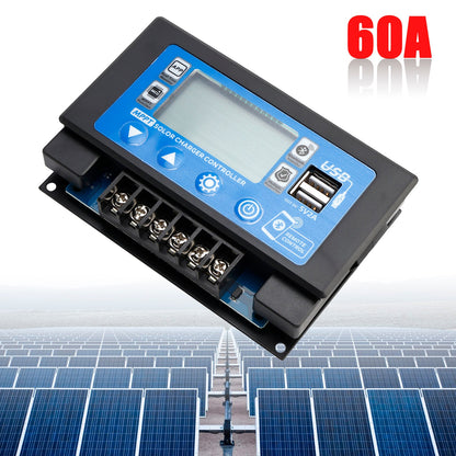 Regolatore solare MPPT dedicato con accumulo di energia Snap-On integrato da 30/60 A, Bluetooth