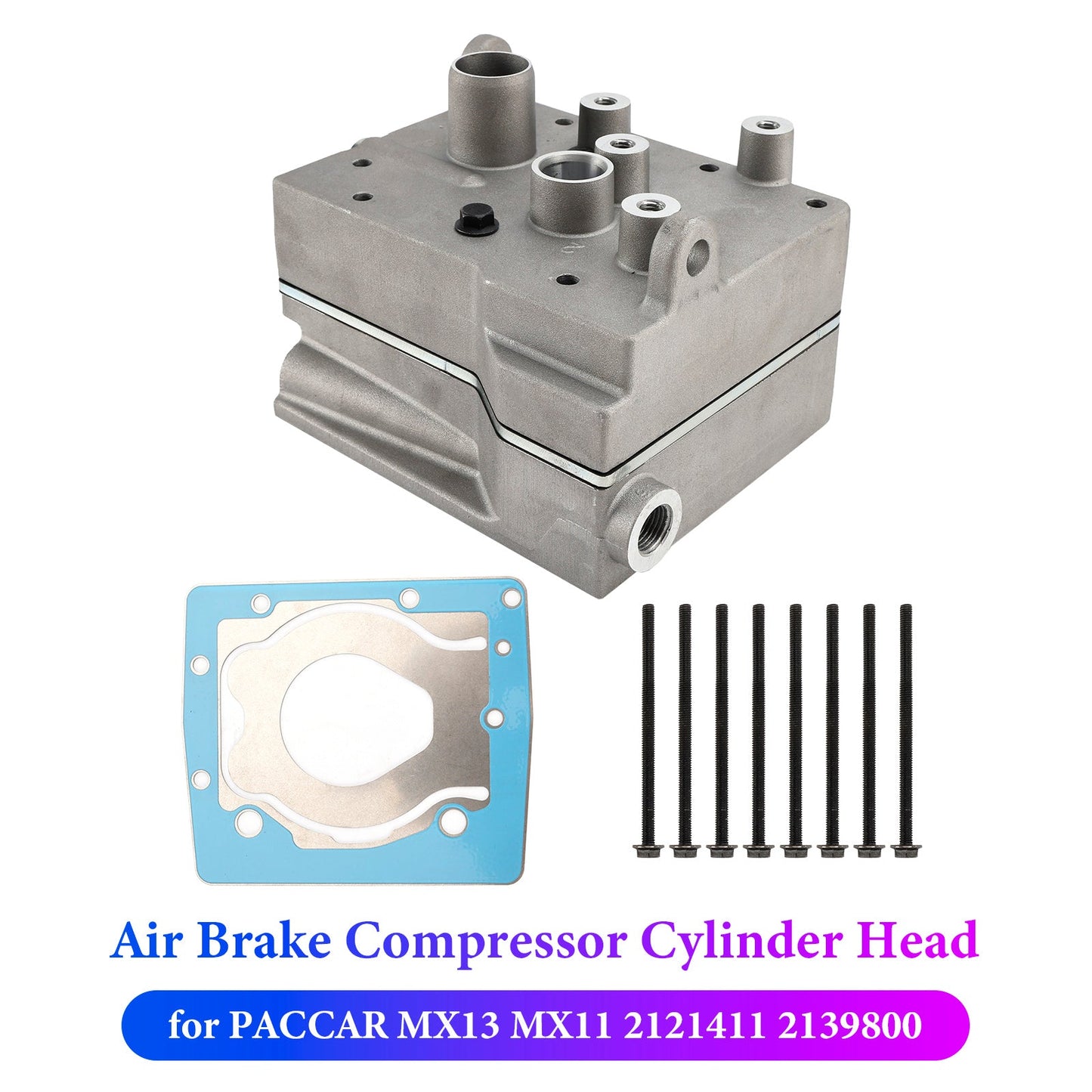 Testata del cilindro del compressore dei freni ad aria compressa per PACCAR MX13 MX11 2121411 2139800