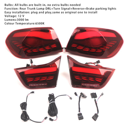 BMW F36 (Gran Coupé/Convertibile) 2014-2020, gruppo ottico posteriore a LED rossi L&amp;R 63217296100 63217296099