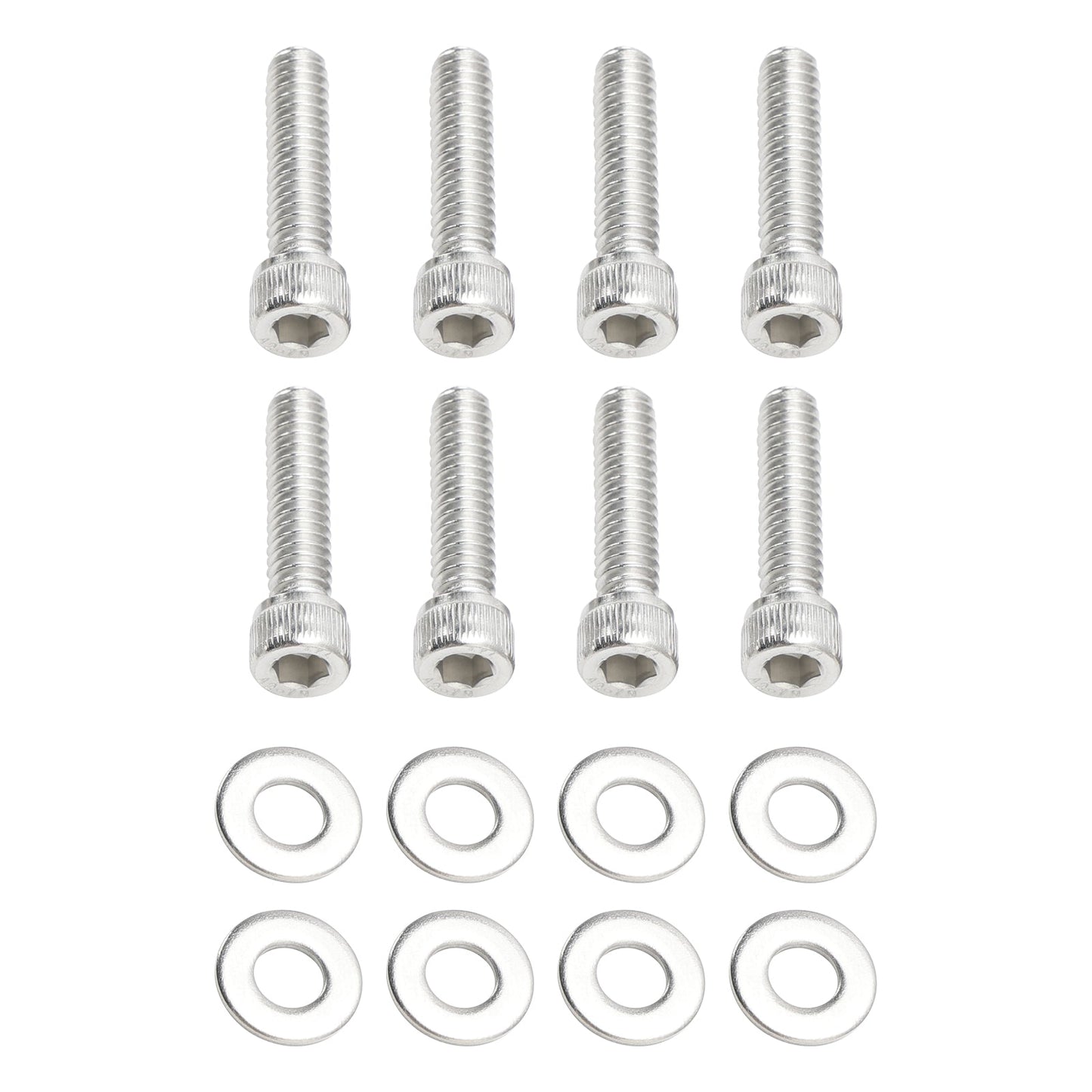 Kit di viti a brugola UNC in acciaio inox per coperchi motore da 59 pezzi per Sportster XL dal 2004 in poi