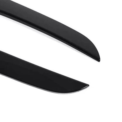 Spoiler laterali per lunotto posteriore BMW Serie 1 F20 F21, nero lucido, coppia, 2012-2019