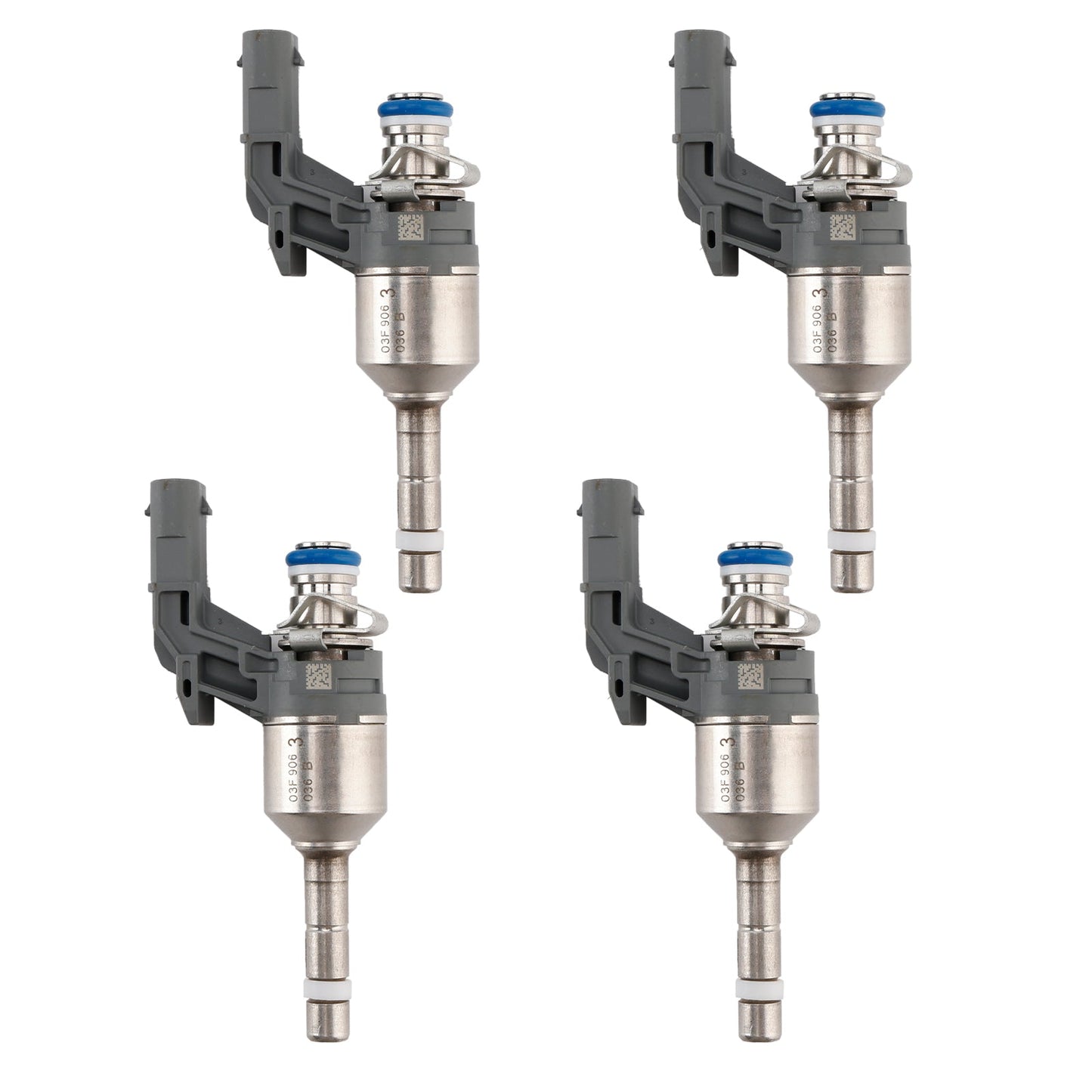 Iniettore di carburante 4 pezzi 03F906036B adatto per Audi A1 A3 adatto per VW Maggiolino Golf 6 1.2 TSI/TSFI