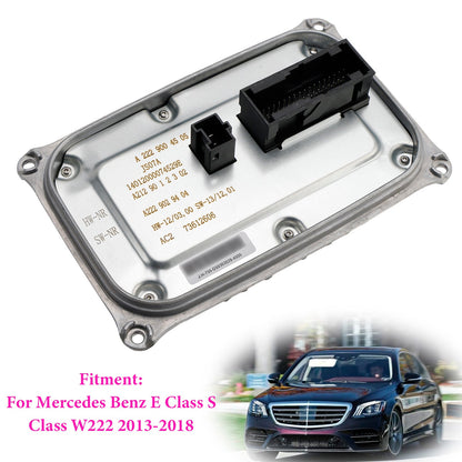 Modulo di controllo della zavorra dei fari Mercedes Benz Classe E Classe S W222 2013-2018 A2129004505
