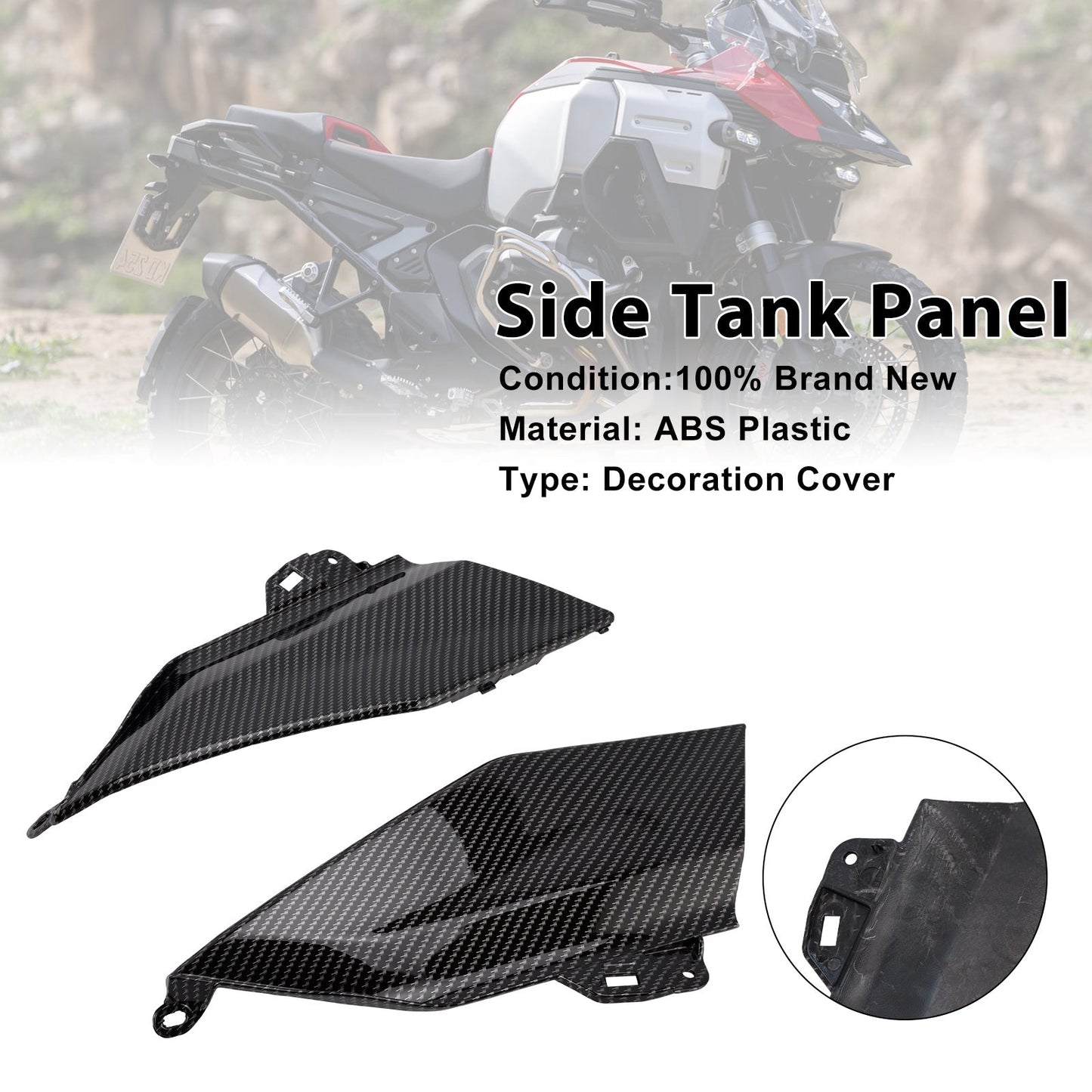 Carenatura del pannello centrale del serbatoio laterale BMW R1300GS 2024-2025