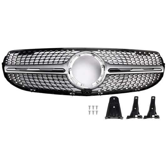 Griglia paraurti anteriore a diamante Mercedes-Benz X253 GLC250 GLC300 2020-2022