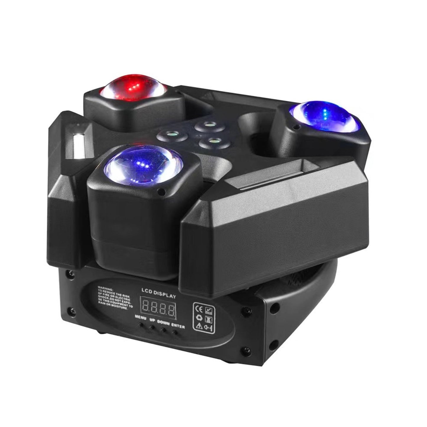 Luce laser rotante RGBW da 150 W per DJ, effetto palco, festa, discoteca, spettacolo, bar