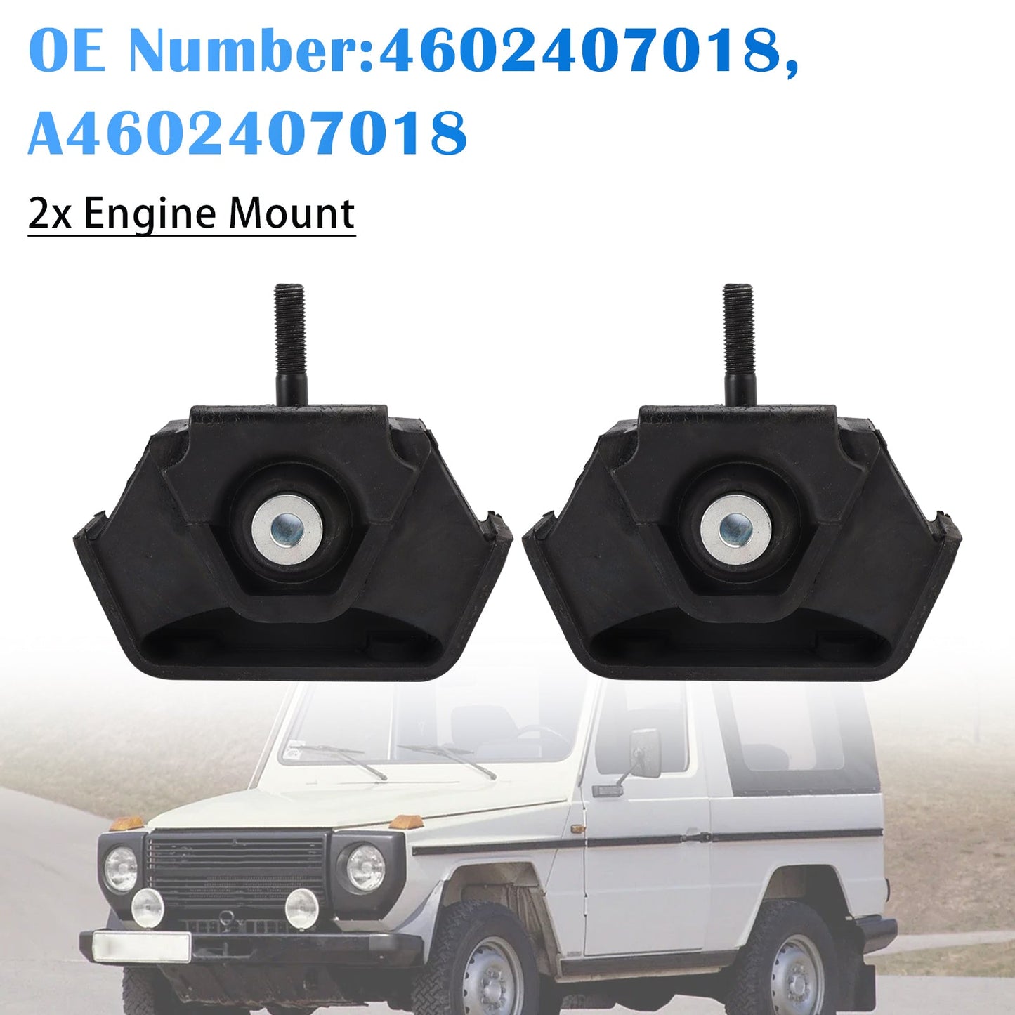 Per Mercedes-Benz Classe G W461 2x Supporto motore A4602407018 M102.987