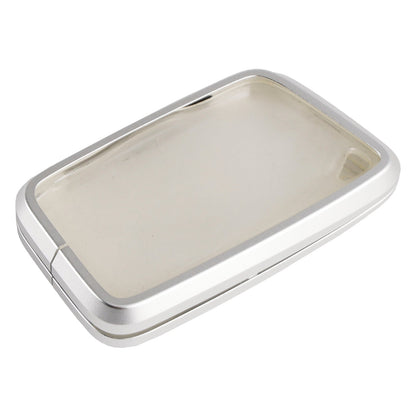 Custodia in lega di alluminio TPU con pellicola morbida grigia per chiave auto Lexus IS GS ES RX