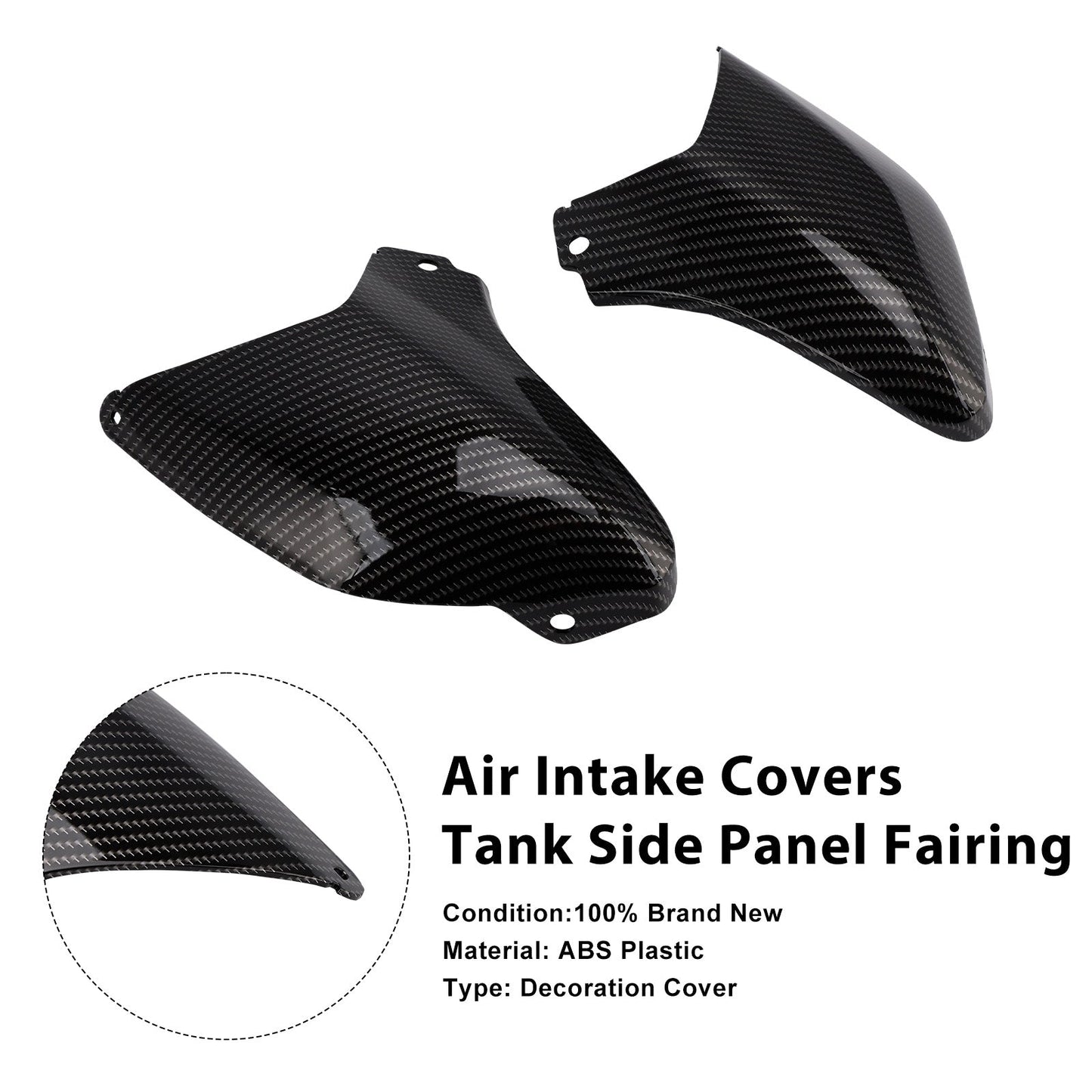 Coperture per presa d'aria, pannello laterale del serbatoio, carenatura per Kawasaki Z900 2025-2026