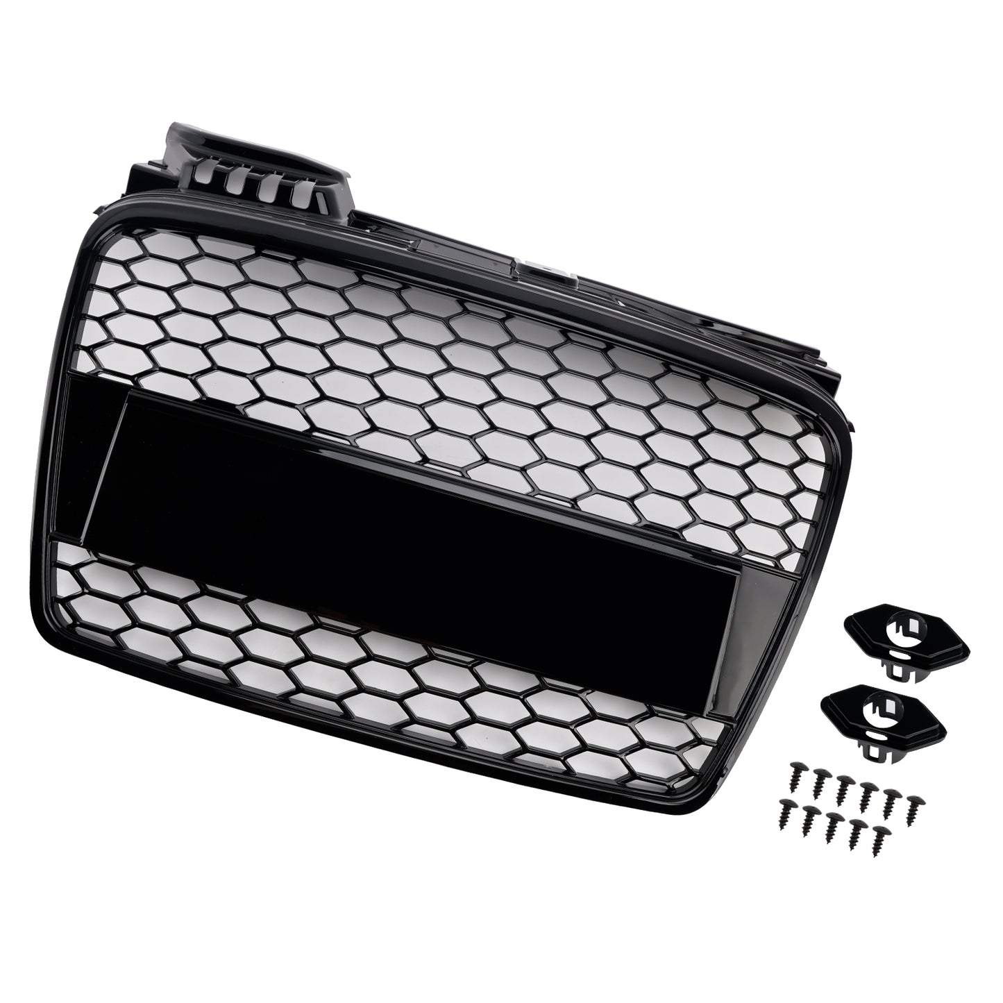 Per Audi A4 B7 2005-2008 Griglia a griglia esagonale in rete sportiva a nido d'ape stile RS4