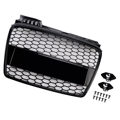 Per Audi A4 B7 2005-2008 Griglia a griglia esagonale in rete sportiva a nido d'ape stile RS4