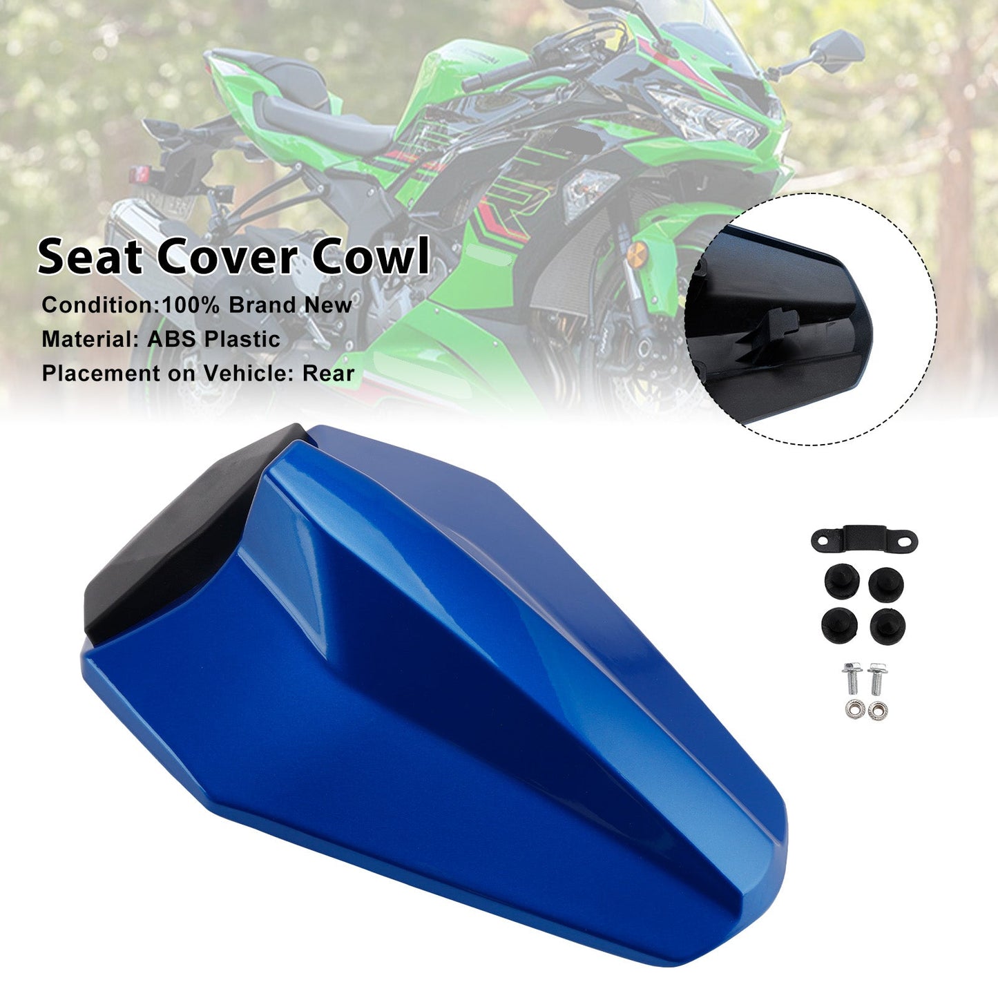 Carenatura posteriore Racing Tail per Kawasaki ZX25R ZX4R ZX4RR 2020-2025