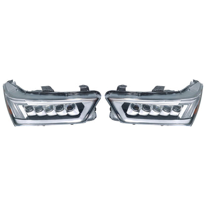 Faro anteriore sinistro e destro a LED per MDX Sport Hybrid 2017-2020, codici 33150TZ5A51 e 33100TZ5A51.