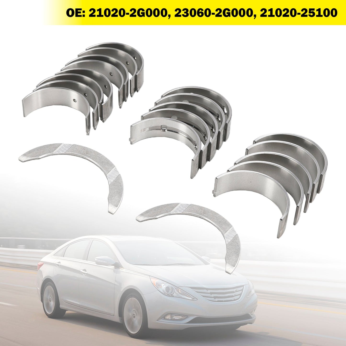 Cuscinetti di biella principali e albero motore per Hyundai Sonata 2.4L 21020-2G100