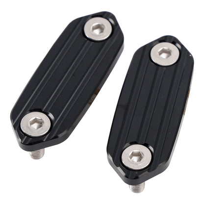 PIASTRE DI BLOCCO SPECCHIETTI IN ALLUMINIO PER KAWASAKI NINJA ZX6R ZX-6R ZX 636 2013-2026