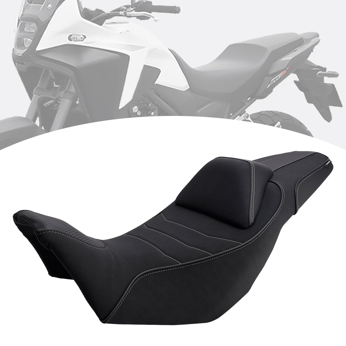 Sella passeggero completa per Honda Nx400 Nx500 2024-2025, nera, adatta per