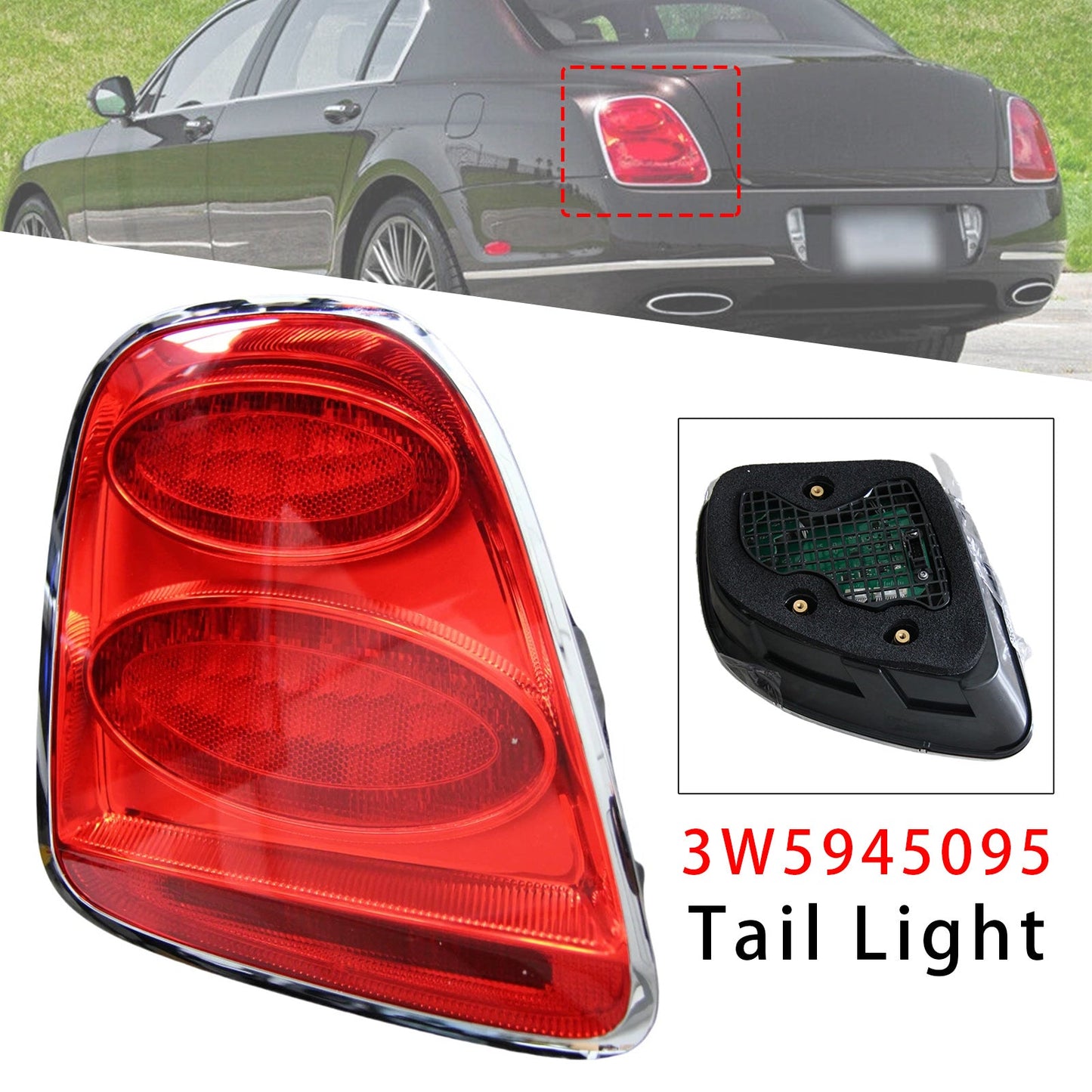 Fanale posteriore sinistro per Bentley Continental Flying Spur GT 2009-2012 3W5945095