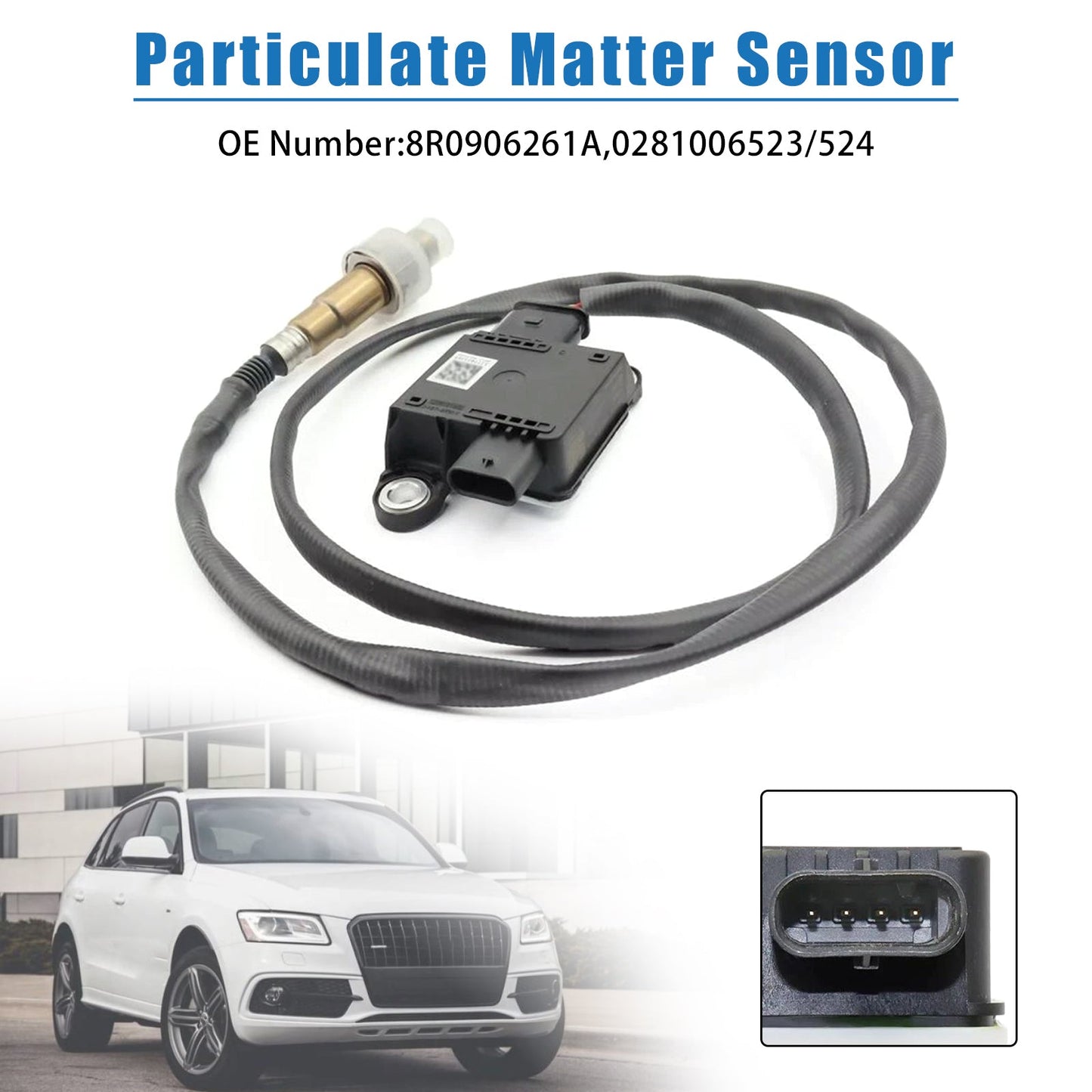 Sensore di particolato per Audi Q5 8R 3.0 TDI 2014-2016, codice 8R0906261A