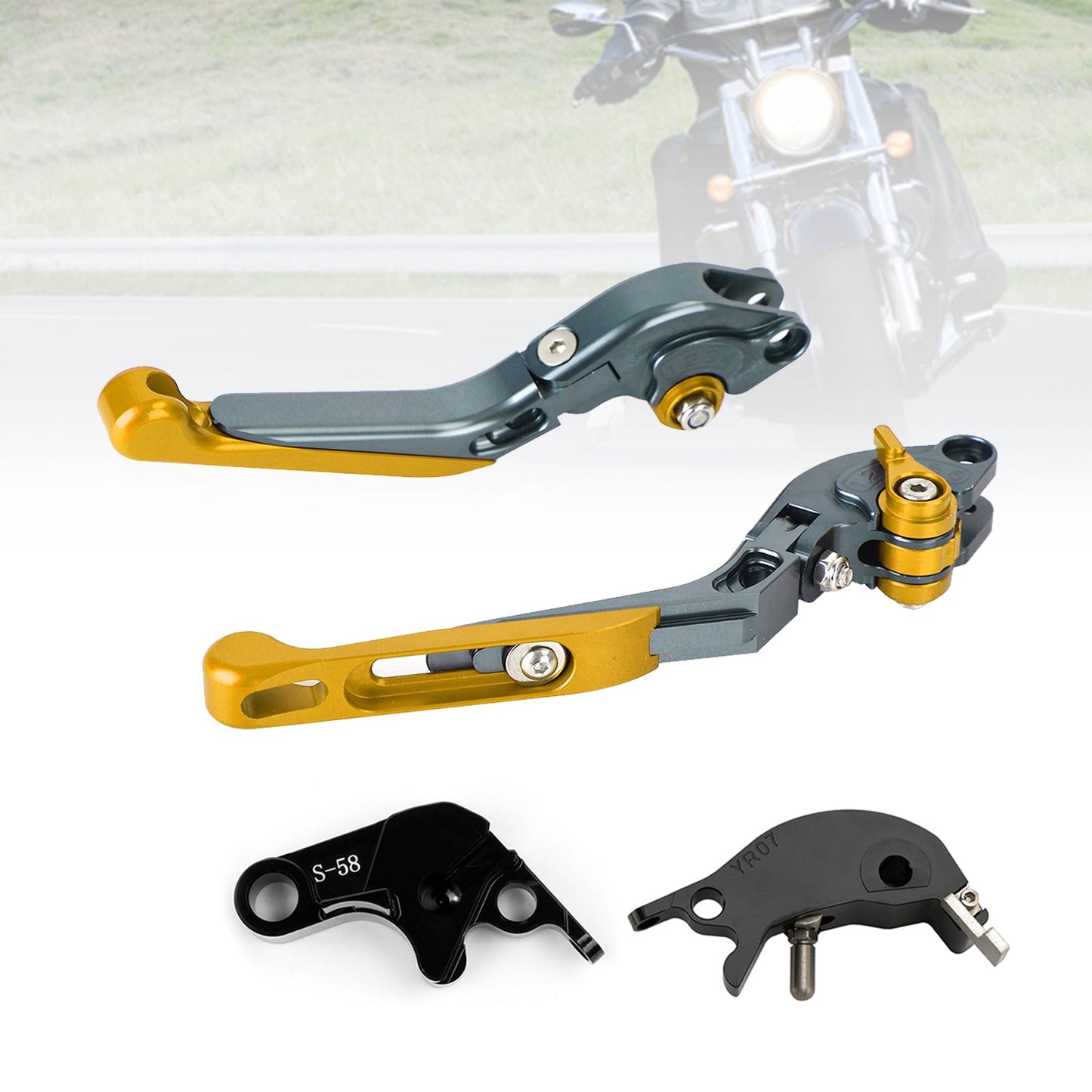 Leva freno frizione regolabile YAMAHA YZF R7 MT-10/SP FZ-10/SP 2022-2023