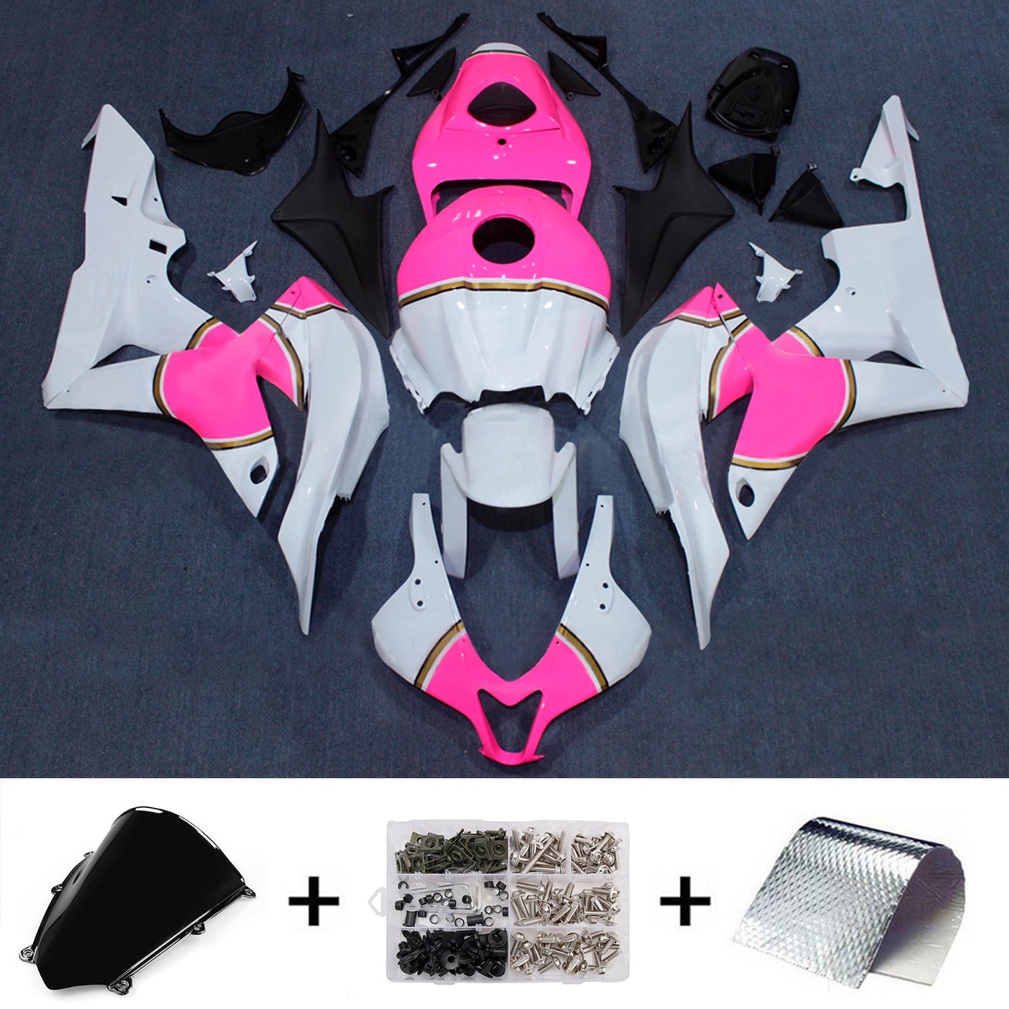 Kit di carene in plastica ABS stampate a iniezione per Honda CBR600RR 2007-2008 F5