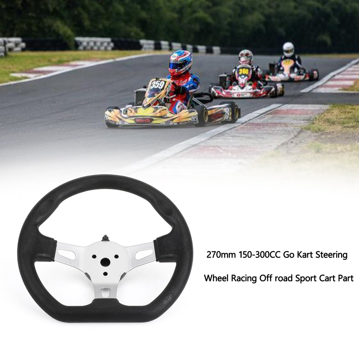 270mm 150-300CC Go Kart Volante Racing Off road Sport Cart Part