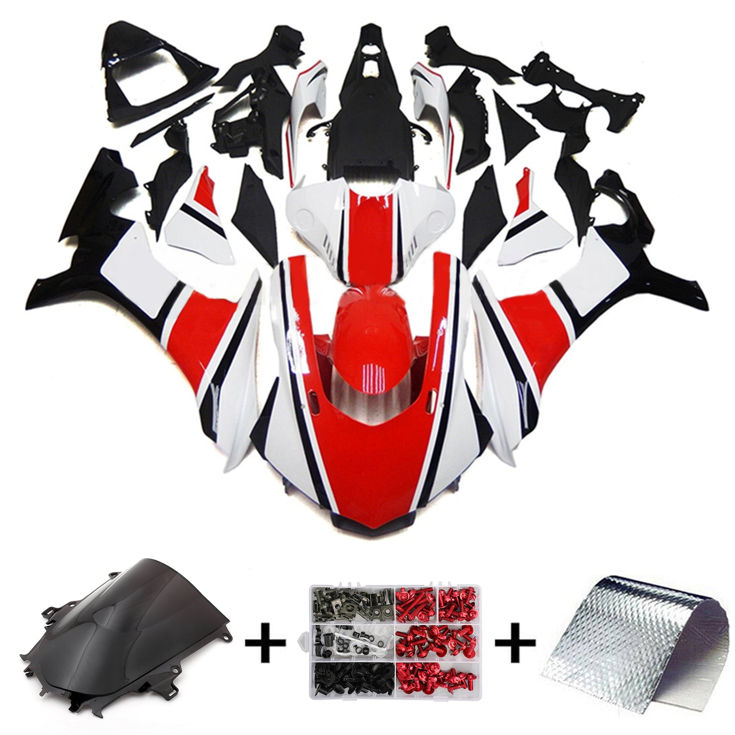 Kit carenatura BODYWORK ABS di plastica per Yamaha YZF 1000 R1 2015-2019