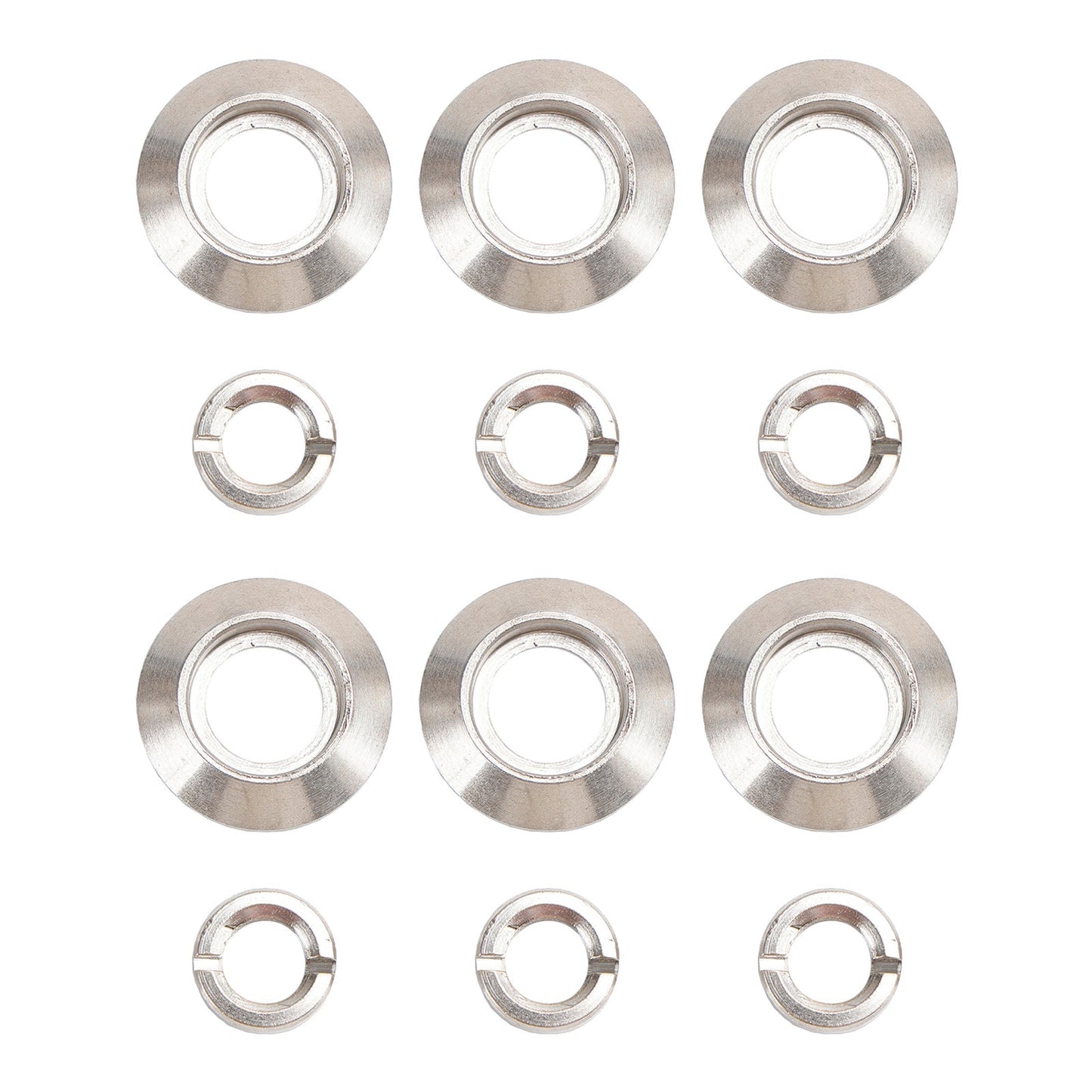 2× Set di lunetta e dado per interruttore cruscotto per Jeep CJ5 CJ7 CJ8 1972-1986 Ventola tergicristallo luci