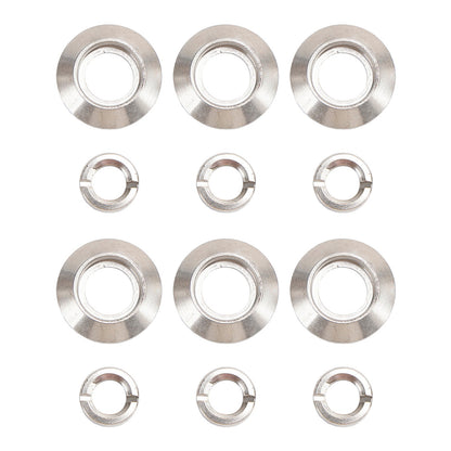 2× Set di lunetta e dado per interruttore cruscotto per Jeep CJ5 CJ7 CJ8 1972-1986 Ventola tergicristallo luci