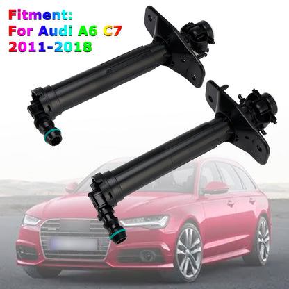 Audi A6 C7 2011-2018, 1 paio di ugelli lavavetri per fari anteriori