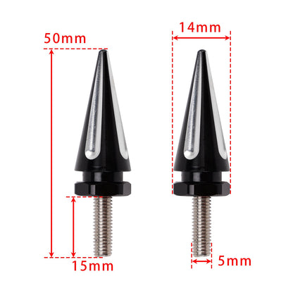 4 bulloni per parabrezza Black Spike per Touring Road Glide FLTR 2015 - 2025