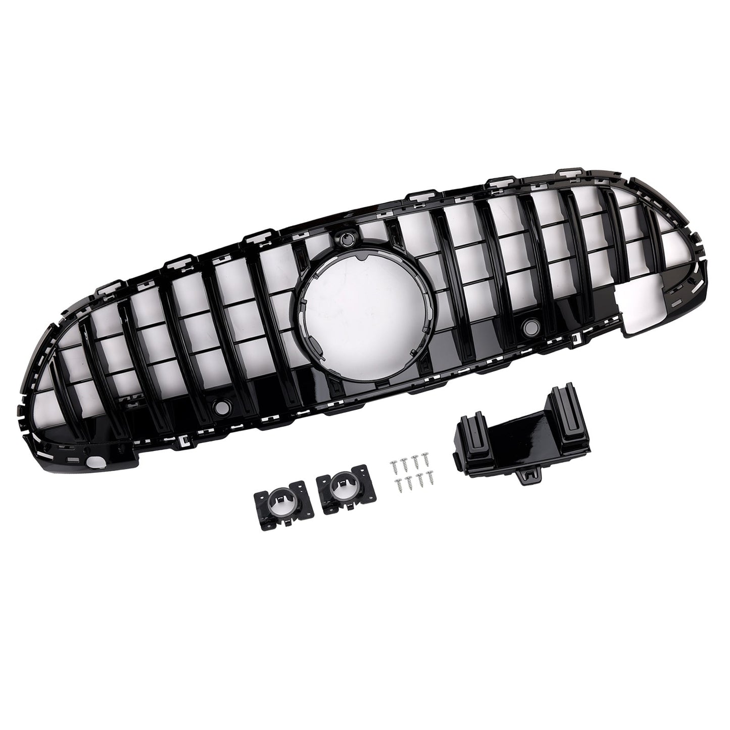 Griglia paraurti anteriore stile GTR per Mercedes Benz W206 2022-2023 con telecamera