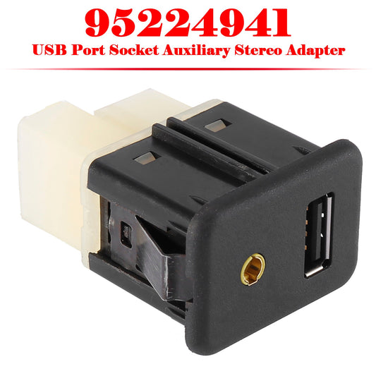Adattatore stereo ausiliario per presa porta USB per Chevrolet Spark 95224941