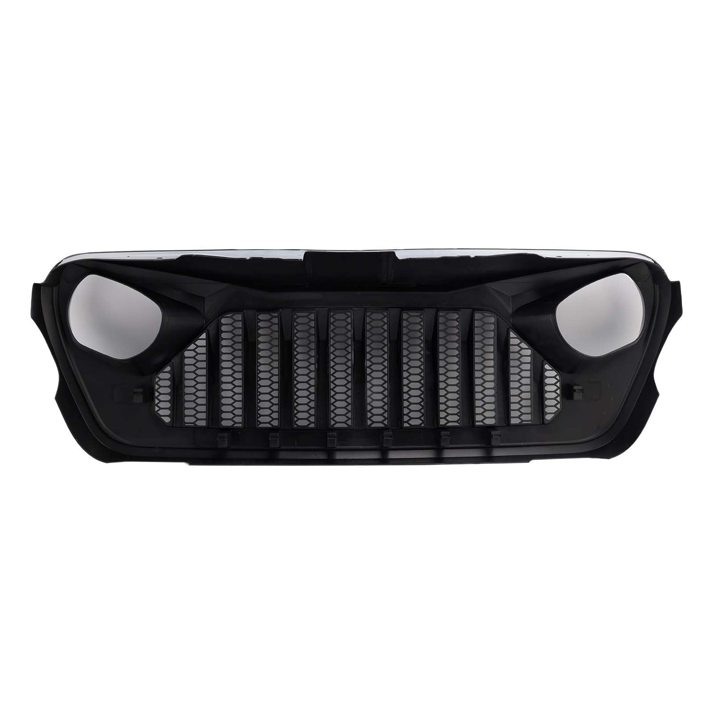 Griglia paraurti anteriore Vader bianca e nera per Jeep Wrangler JL JT 2018-2023