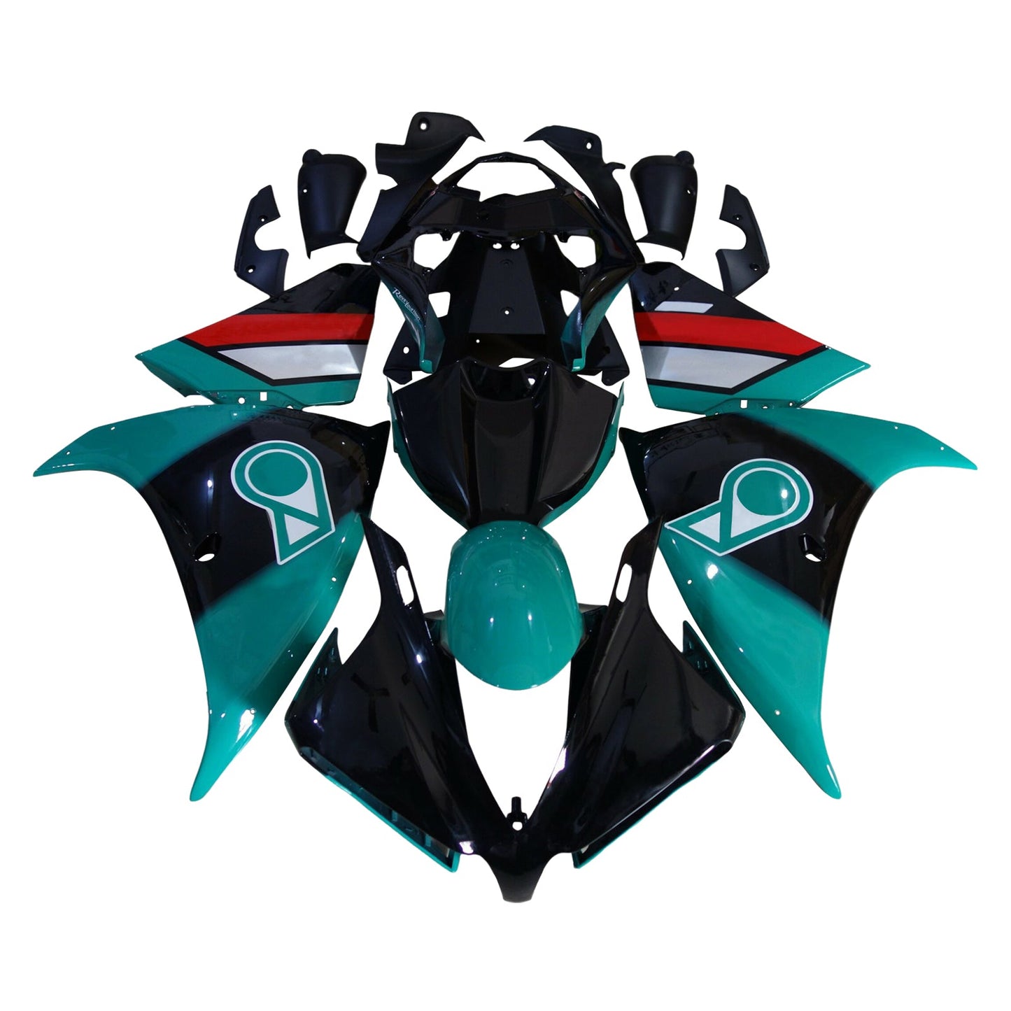 Kit carenatura iniezione plastica ABS per Yamaha YZFR1 YZF-R1 2009-2011