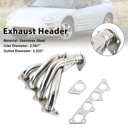 Collettore di scarico in acciaio inox adatto per Mitsubishi Eclipse 2.4L 2000-2005