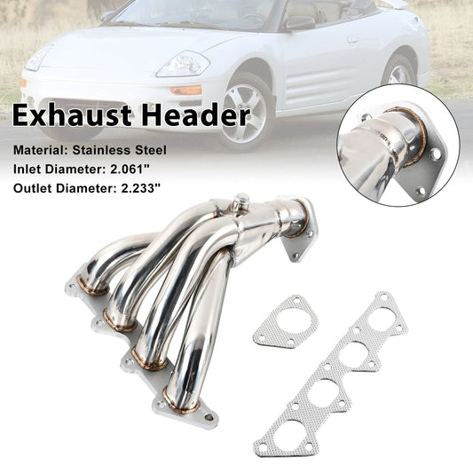 Collettore di scarico in acciaio inox adatto per Mitsubishi Eclipse 2.4L 2000-2005