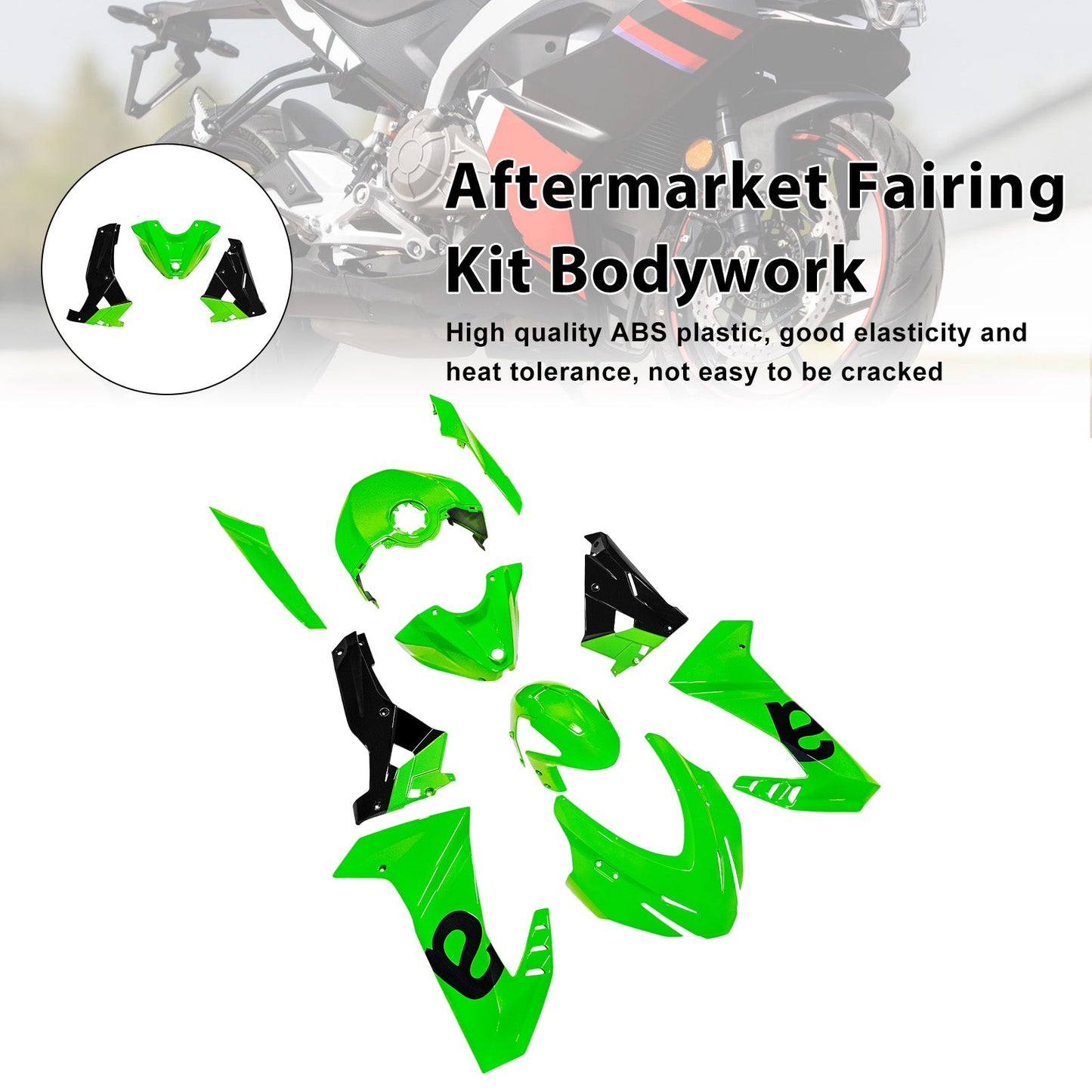 Kit carenatura in plastica ABS per iniezione per Aprilia RS457 2024-2025 07#