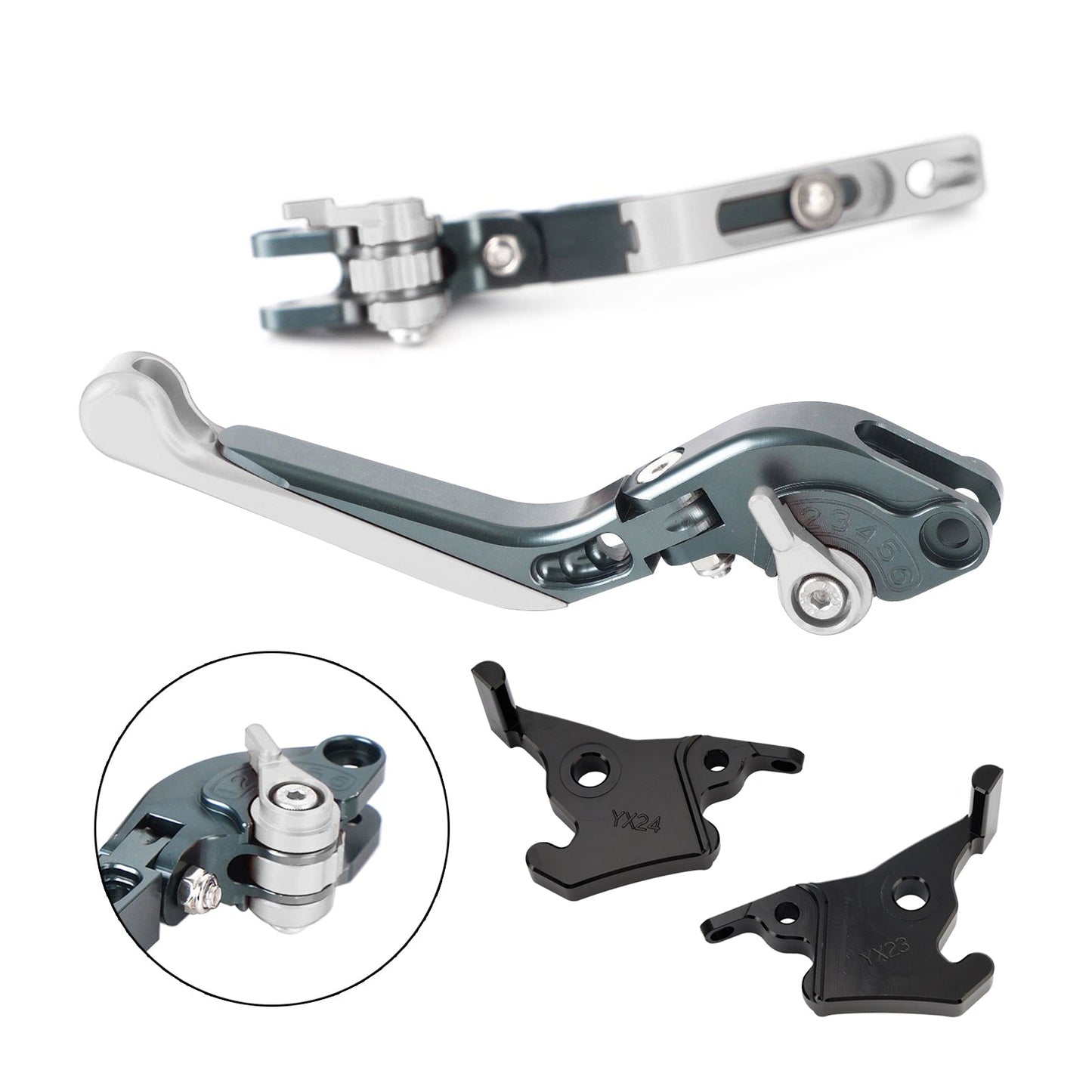 Leva freno frizione regolabile adatta per YAMAHA XMAX 300 2023-2025