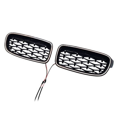 Griglia anteriore a doppio rene diamantata per BMW Serie 3 F30 F31 F35 2012-2019