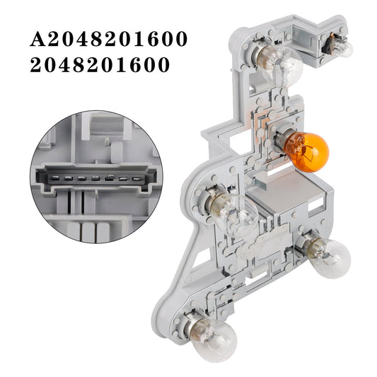 Portalampada per fanale posteriore destro Mercedes W204 Classe C 2007-2010 con lampadine