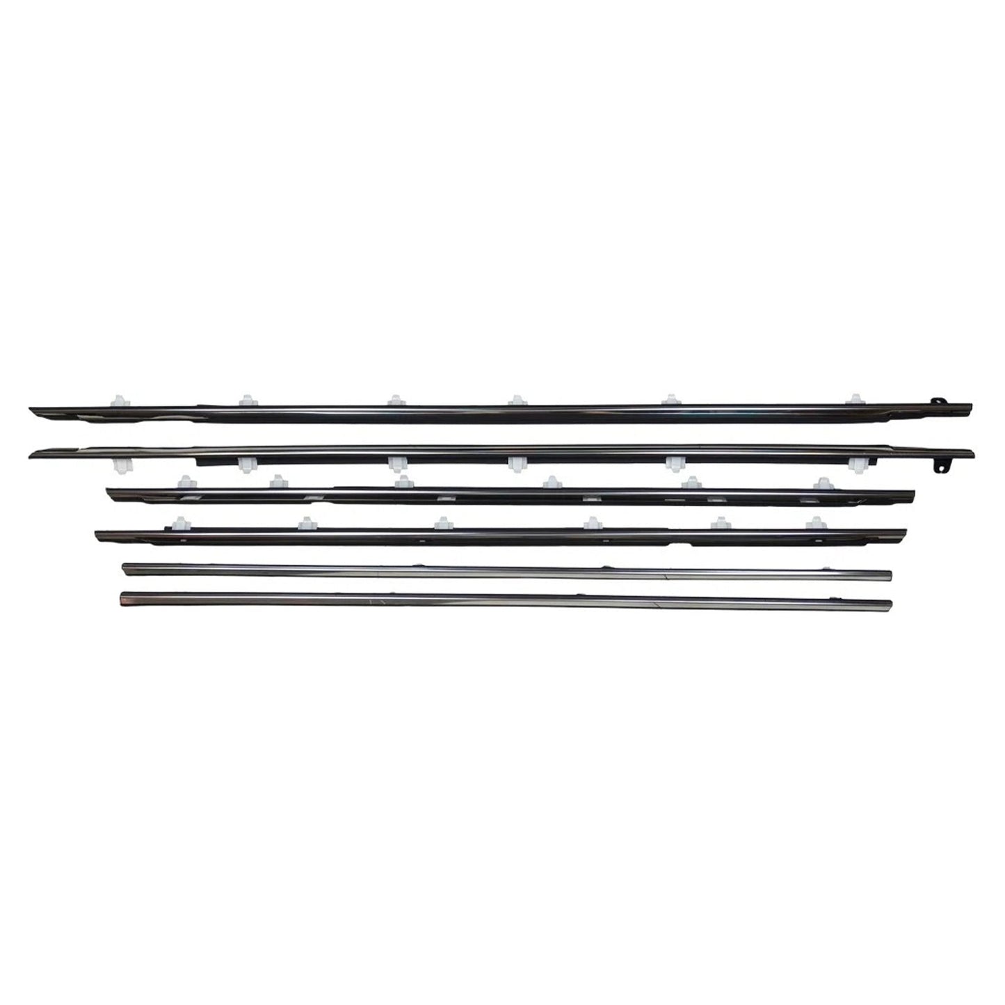 6 pezzi di modanatura per cintura porta adatta per Toyota Land Cruiser serie 80 1991-1997