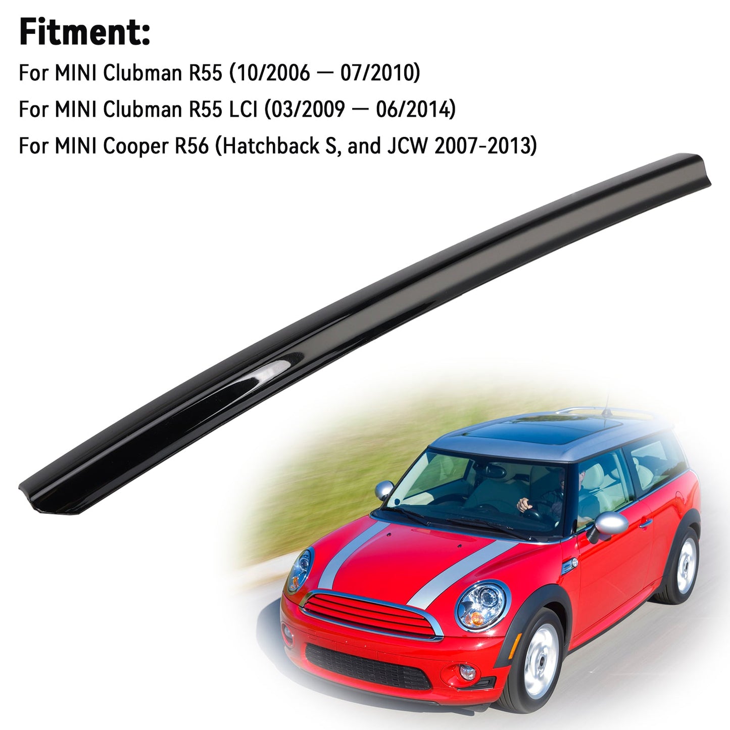 Rivestimento del montante della portiera laterale sinistra 51137169433 per Mini Cooper R55 07-14