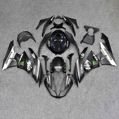 Kit carenatura iniezione in plastica ABS adatto per Kawasaki ZX6R 636 2009-2012