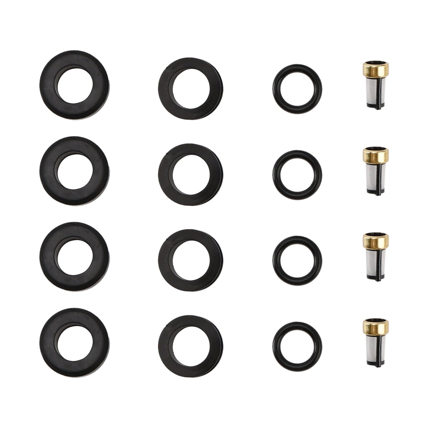 Guarnizione filtro O-ring iniettore carburante rotante Mazda RX-7 FC 13B 1986-1991 4 pezzi