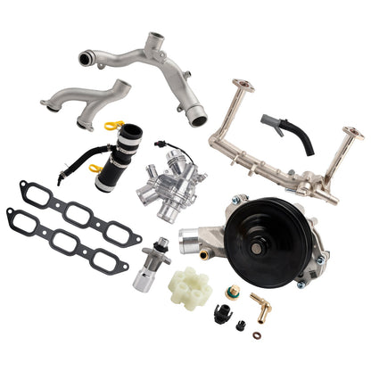 Kit sistema di raffreddamento motore a benzina per Land Rover Range Rover Sport 5.0L V8 (anni 2010-2018) - Codice articolo: AJ813909