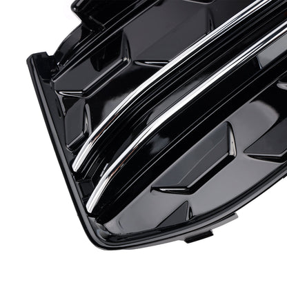 Griglia fendinebbia paraurti anteriore Audi A6 C8PA S-Line S6 2023+, finitura nera cromata